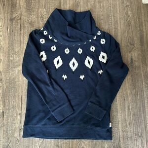 Burton pullover sweater Size Medium M ski snowboard turtleneck sweatshirt EUC